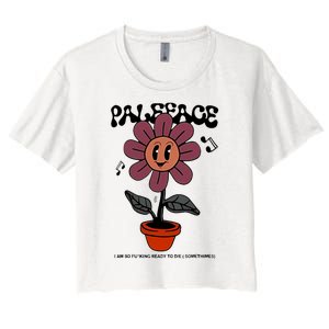 Top Paleface Swiss Flower Women's Crop Top Tee