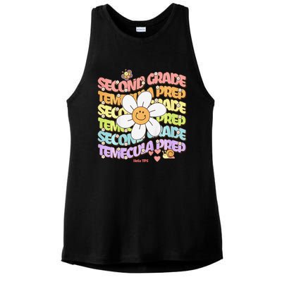 Temecula Preparatory School Second Grade Groovy Spirit Tps Ladies PosiCharge Tri-Blend Wicking Tank