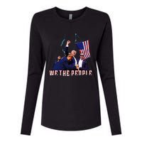 Trump Pennsylvania Shot Rally Attempted Ear July 13th Womens Cotton Relaxed Long Sleeve T-Shirt