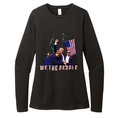 Trump Pennsylvania Shot Rally Attempted Ear July 13th Womens CVC Long Sleeve Shirt