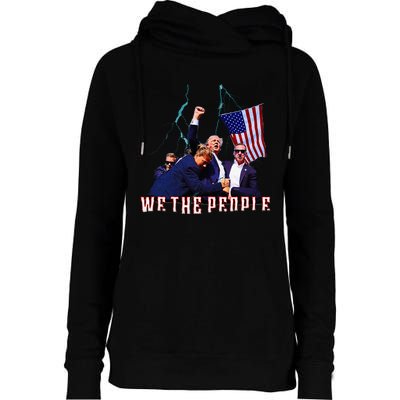 Trump Pennsylvania Shot Rally Attempted Ear July 13th Womens Funnel Neck Pullover Hood