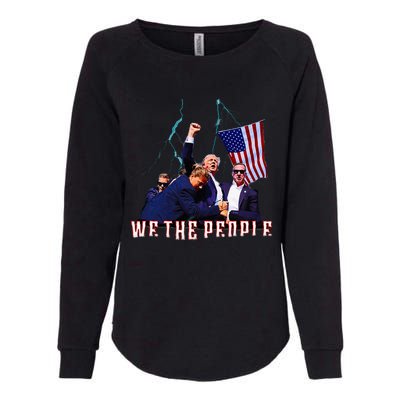 Trump Pennsylvania Shot Rally Attempted Ear July 13th Womens California Wash Sweatshirt