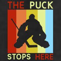 The Puck Stops Here Funny Hockey Goalie 11oz C Handle Ceramic Mug