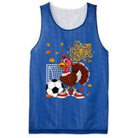 Turkey Playing Soccer Thanksgiving Player Coach Fall Lover Mesh Reversible Basketball Jersey Tank