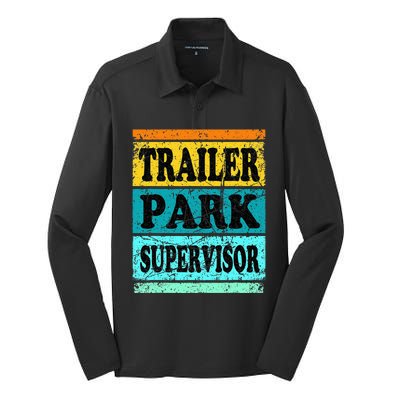 Trailer Park Supervisor Hillbilly Party Wear Redneck Costume Silk Touch Performance Long Sleeve Polo