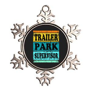 Trailer Park Supervisor Hillbilly Party Wear Redneck Costume Metallic Star Ornament