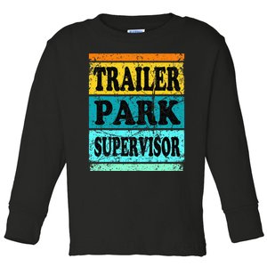 Trailer Park Supervisor Hillbilly Party Wear Redneck Costume Toddler Long Sleeve Shirt