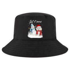 Toy Poodle Santa Dog Christmas Snow Xmas Pajama Gift Cool Comfort Performance Bucket Hat