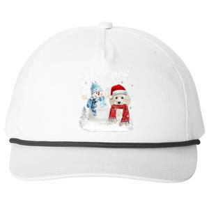 Toy Poodle Santa Dog Christmas Snow Xmas Pajama Gift Snapback Five-Panel Rope Hat