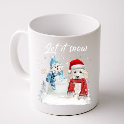 Toy Poodle Santa Dog Christmas Snow Xmas Pajama Gift Coffee Mug