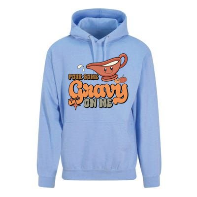 Thanksgiving Pour Some Gravy On Me Gift Unisex Surf Hoodie