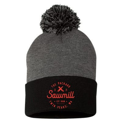 The Packard Sawmill Twin Peaks Pom Pom 12in Knit Beanie