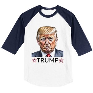 TrumpS Patriotic Spirit I Stand With Trump Baseball Sleeve Shirt