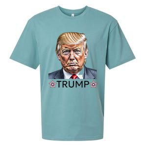 TrumpS Patriotic Spirit I Stand With Trump Sueded Cloud Jersey T-Shirt