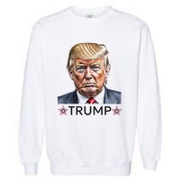 TrumpS Patriotic Spirit I Stand With Trump Garment-Dyed Sweatshirt