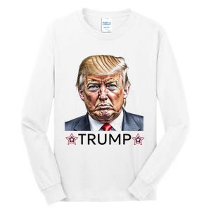 TrumpS Patriotic Spirit I Stand With Trump Tall Long Sleeve T-Shirt