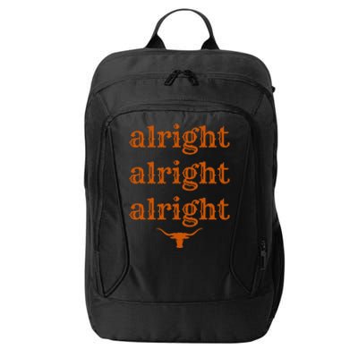 Texas Pride State USA Alright Alright Alright Texas Longhorn City Backpack