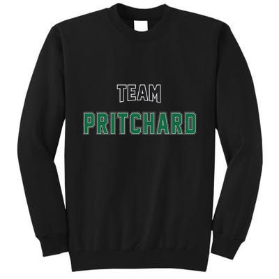 Team Pritchard Surname Gift Proud Family Last Name Tall Sweatshirt
