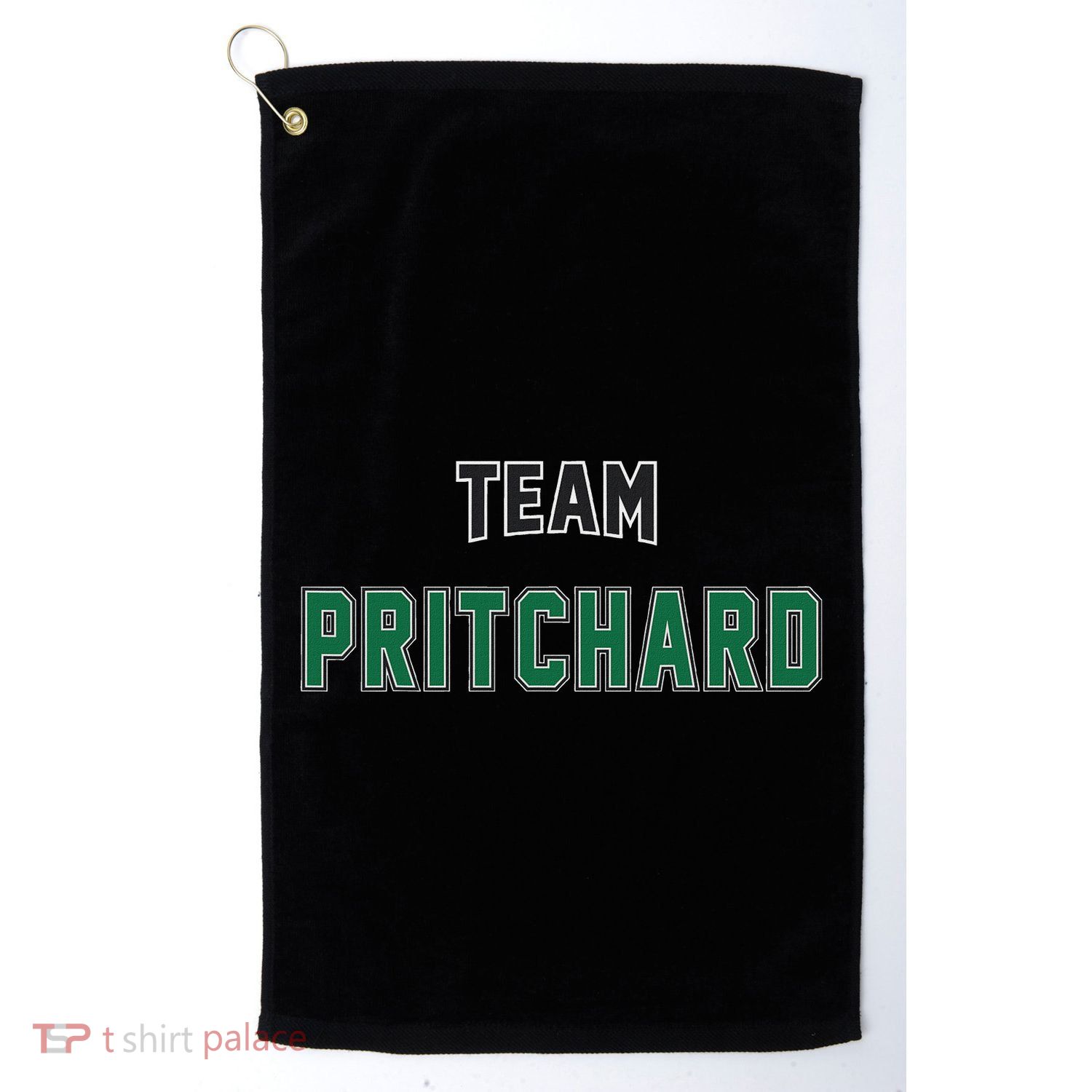 Team Pritchard Surname Gift Proud Family Last Name Golf Towel