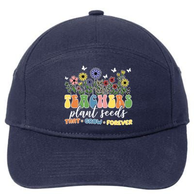 Teachers Plant Seeds That Grow Forever 7-Panel Snapback Hat