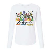 Teachers Plant Seeds That Grow Forever Womens Cotton Relaxed Long Sleeve T-Shirt