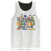 Teachers Plant Seeds That Grow Forever Mesh Reversible Basketball Jersey Tank