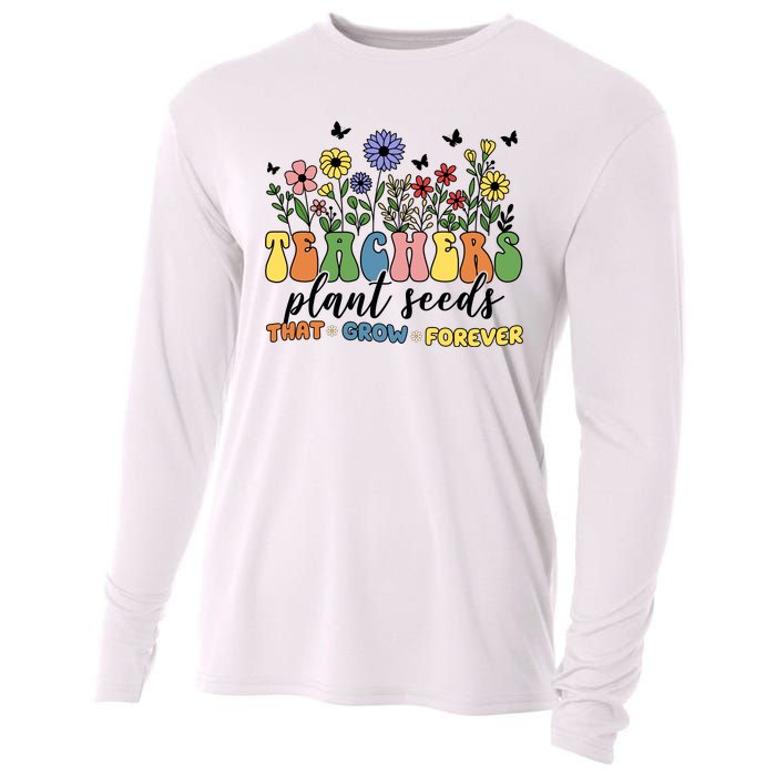 Teachers Plant Seeds That Grow Forever Cooling Performance Long Sleeve Crew