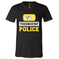 Thermostat Police V-Neck T-Shirt