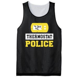 Thermostat Police Mesh Reversible Basketball Jersey Tank