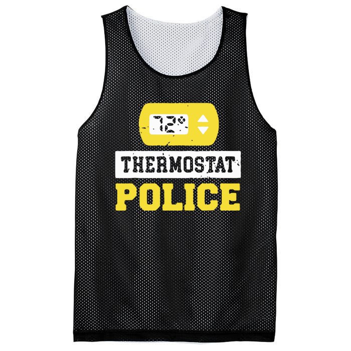 Thermostat Police Mesh Reversible Basketball Jersey Tank