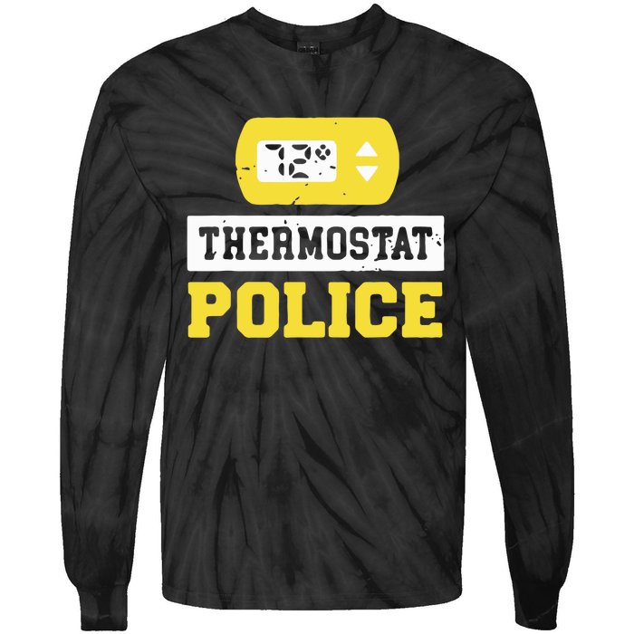 Thermostat Police Tie-Dye Long Sleeve Shirt