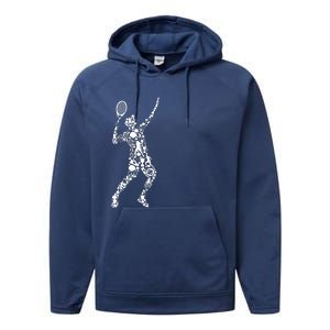 Tennis Player Performance Fleece Hoodie