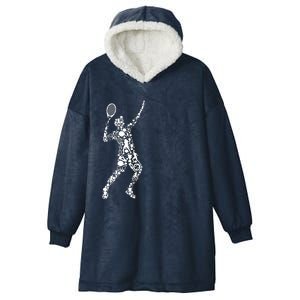 Tennis Player Hooded Wearable Blanket