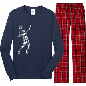 Tennis Player Long Sleeve Pajama Set