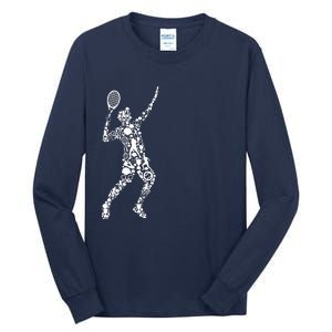 Tennis Player Tall Long Sleeve T-Shirt