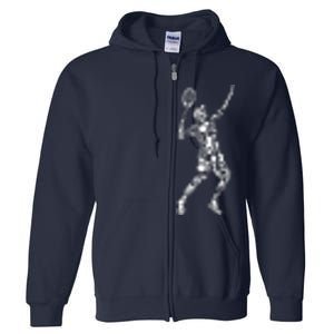 Tennis Player Full Zip Hoodie