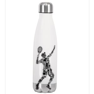 Tennis Player Stainless Steel Insulated Water Bottle