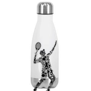 Tennis Player Stainless Steel Insulated Water Bottle