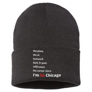 The Plaza The El Footwork Bulls 3peat Mild Sauce The Corner Store I’M So Chicago Sustainable Knit Beanie