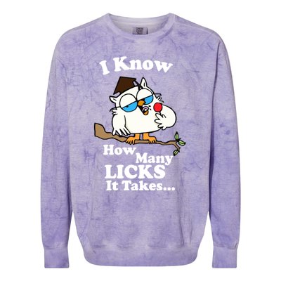 Tootsie Pop The Magic Number Colorblast Crewneck Sweatshirt