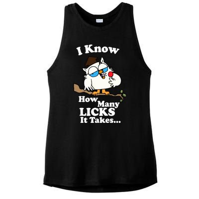 Tootsie Pop The Magic Number Ladies PosiCharge Tri-Blend Wicking Tank