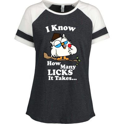 Tootsie Pop The Magic Number Enza Ladies Jersey Colorblock Tee