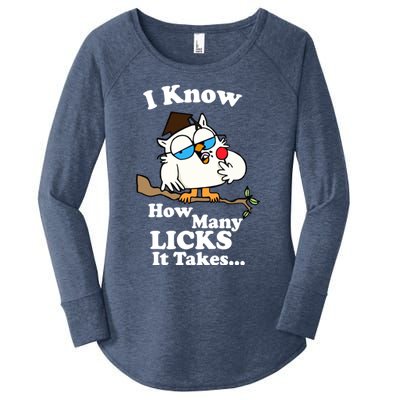 Tootsie Pop The Magic Number Women's Perfect Tri Tunic Long Sleeve Shirt