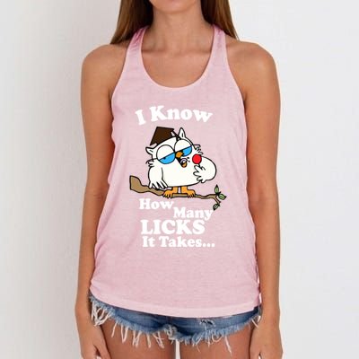 Tootsie Pop The Magic Number Women's Knotted Racerback Tank