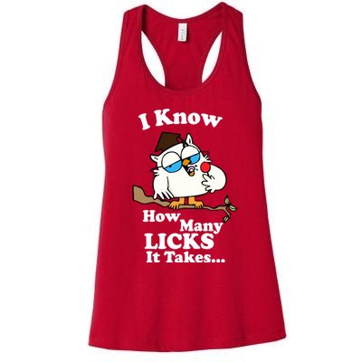 Tootsie Pop The Magic Number Women's Racerback Tank