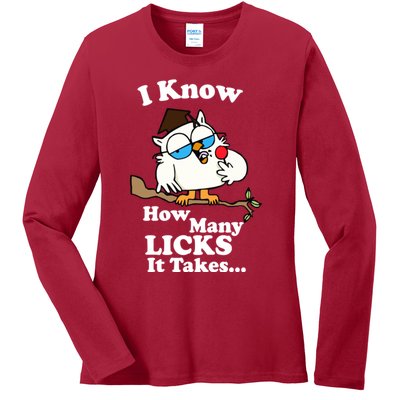 Tootsie Pop The Magic Number Ladies Long Sleeve Shirt