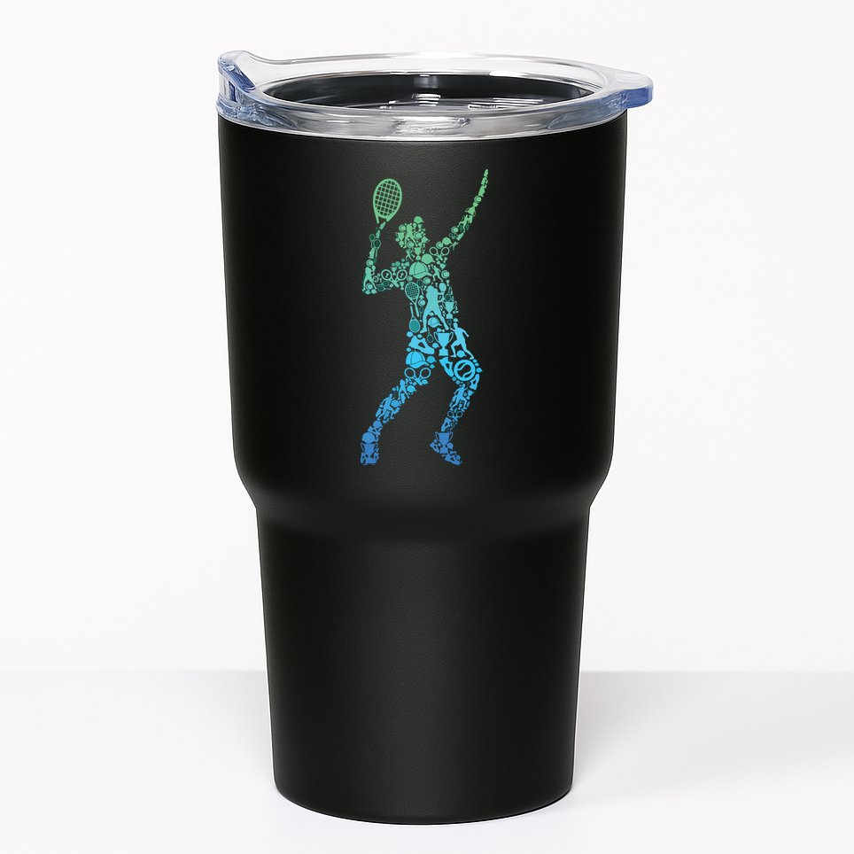 Tennis Player Tumbler