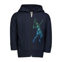 Tennis Player Toddler Zip Fleece Hoodie