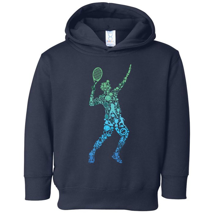 Tennis Player Toddler Hoodie