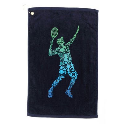 Tennis Player Golf Towel